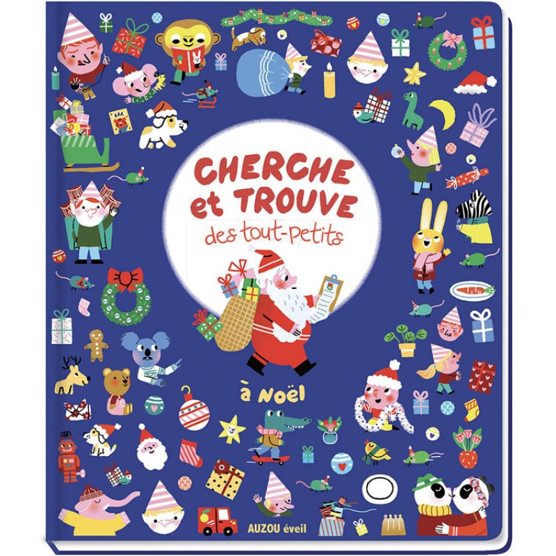 Cherche et Trouve le Père Noël: Un Livre de Noël Amusant pour les Enfants  de 2-3-4-5-6 Ans (French Edition)