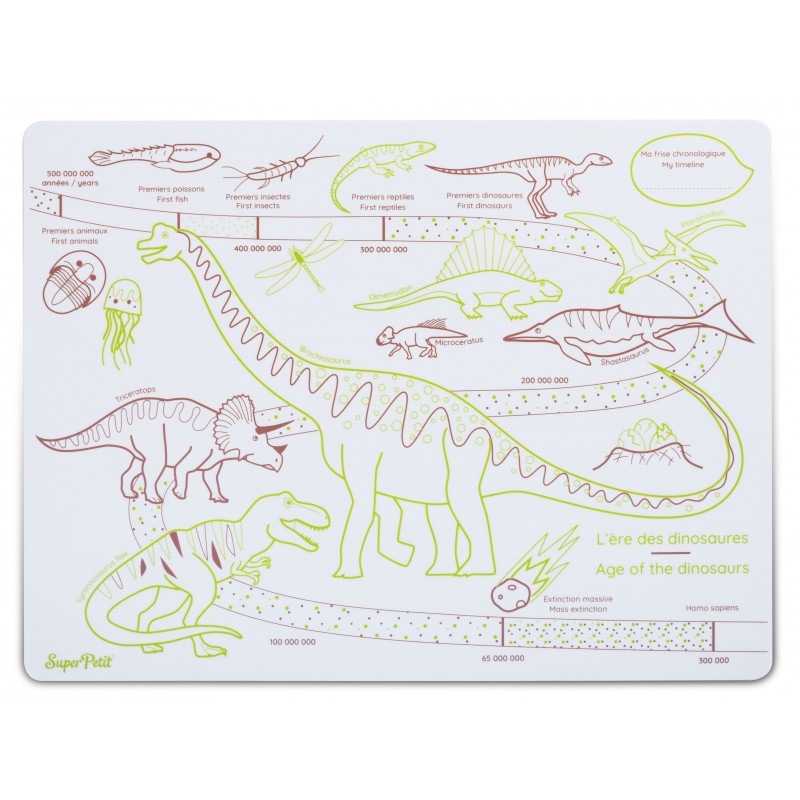 Set De Table Enfant: Dinosaures